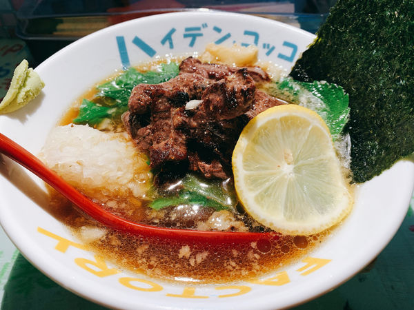 「ハラミ焼肉醤油中華ソバ」@ハイデン.コッコFACTORYサマンサ・タマサの写真