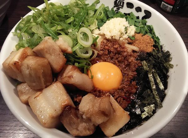 「台湾混ぜそば　+　ネギ　+　チャーシュー」@麺屋こころ 日吉店の写真