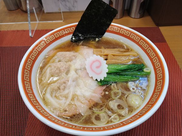 「ワンタン麺　日替わりごはんセット」@麺創庵 砂田の写真