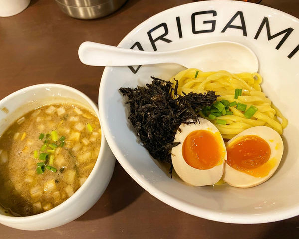 「コッテリ煮干つけ麺＋味玉」@麺屋 ORIGAMIの写真