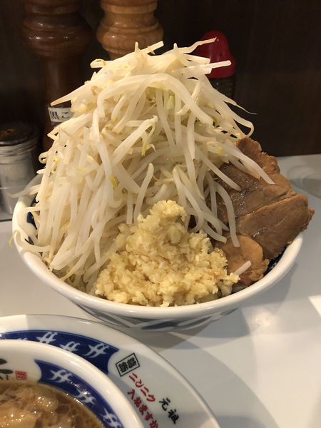 「つけ麺(中盛りヤサイマシニンニクマシ)」@ラーメン大 柏店の写真