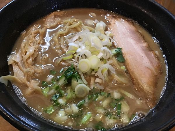 「濃厚魚介豚骨850円」@はりけんラーメンの写真