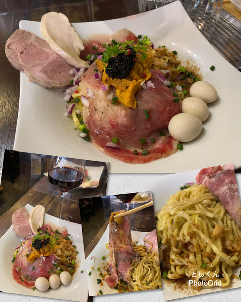 「【限定】松阪牛脂と飛騨牛のウニク和えそば」@麺庵 小島流の写真