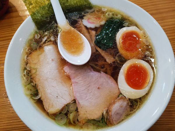 「手打中華そば」@白河手打中華 賀乃屋の写真