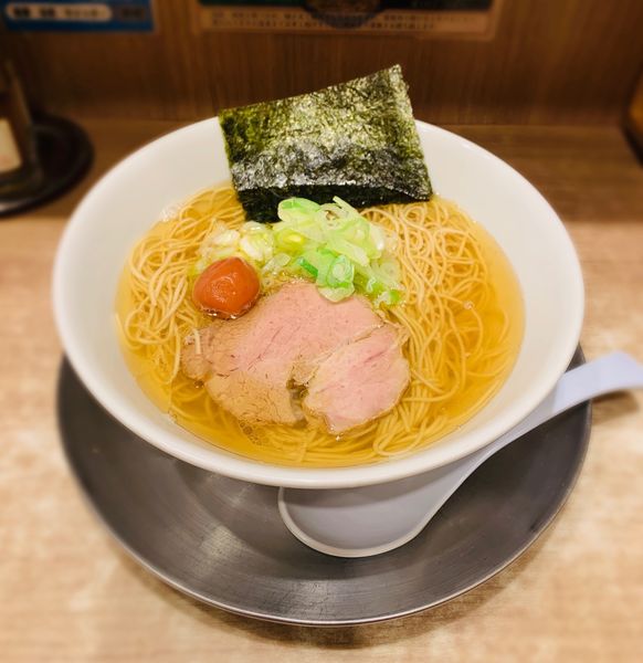 「朝らーめん（麺固め￥500）」@舎鈴 エキュート赤羽店の写真