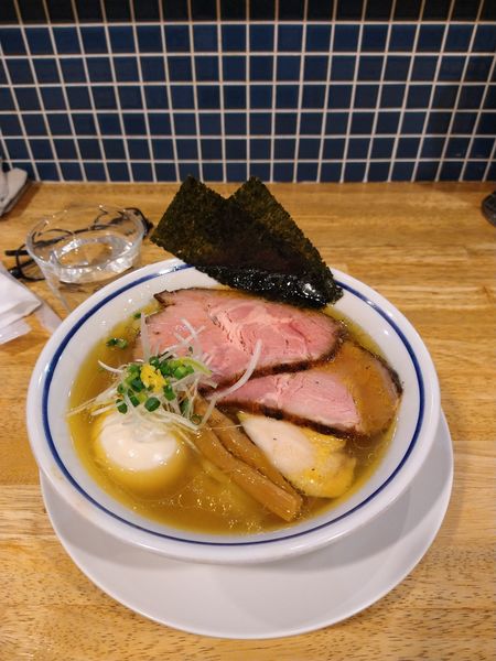 「特製中華そば　塩　1200円」@手打式超多加水麺 ののくらの写真