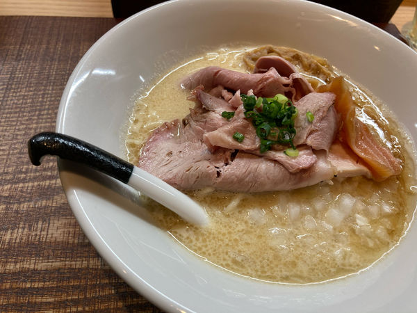 「クリームチーズと鮭のグラタンスープ」@芛堂寺の写真