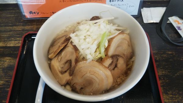 「背脂しょうゆラーメン」@わがやの写真