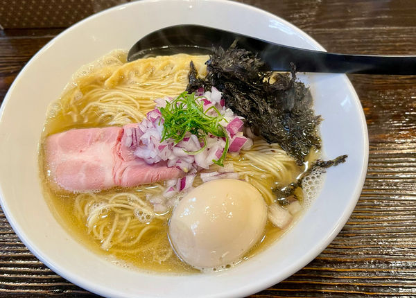 「味玉煮干しそば（大盛）」@中華そば 向日葵の写真