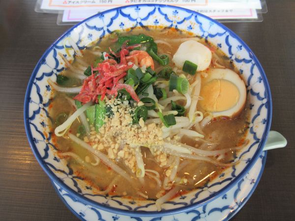 「トムヤンクンラーメン（M）（700円）」@バーン・キラオ 国立店の写真