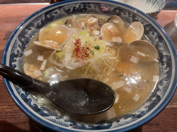 「はまぐりラーメン」@和風楽麺 四代目 ひのでやの写真