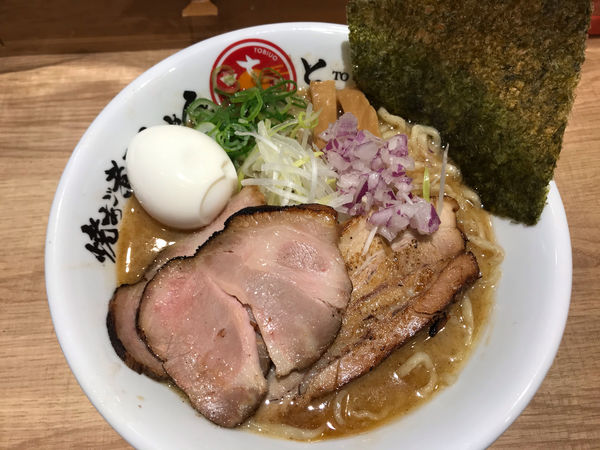 「特製焼きあご煮干し塩らぁめん大盛固め1,100円」@焼きあご煮干しらぁめん とびうおの写真