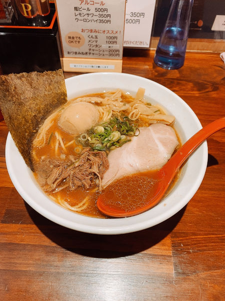 「くん玉　牛骨醤油　880円」@麺場らせん -RASEN-の写真