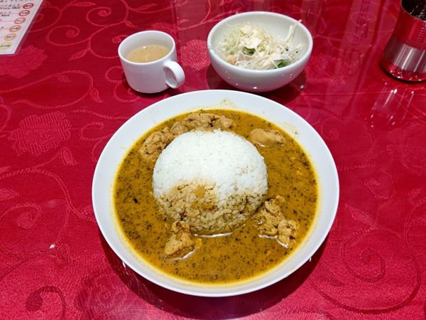「チキンスープカリーセット(4辛・辛口)825円」@スターサンジ LABI1高崎店の写真