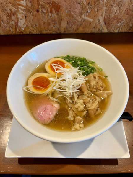 「牛塩味玉らぁめん」@牛薫る麺処 嵐風の写真