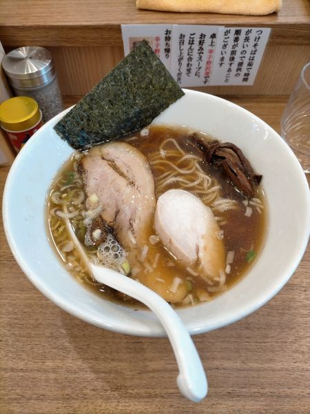 「中華そば濃い味」@下町中華そば すずめ食堂の写真