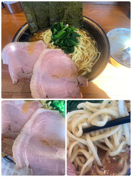 「ラーメン大盛り&ライス」@末廣家の写真