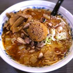 上タンタンメン￥1,150＋メンマ￥250