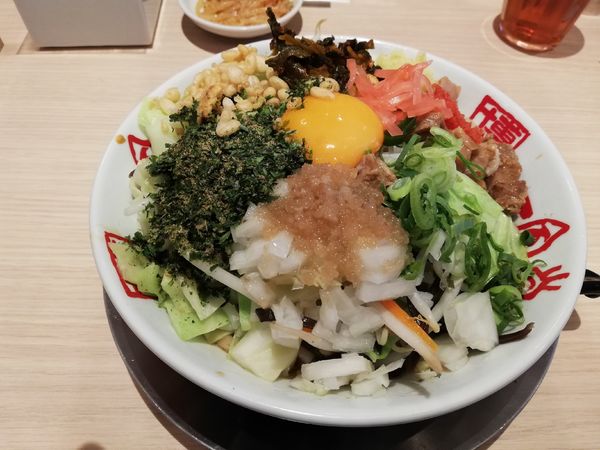 「博多もんじゃそば」@博多一風堂 浅草橋本舗の写真