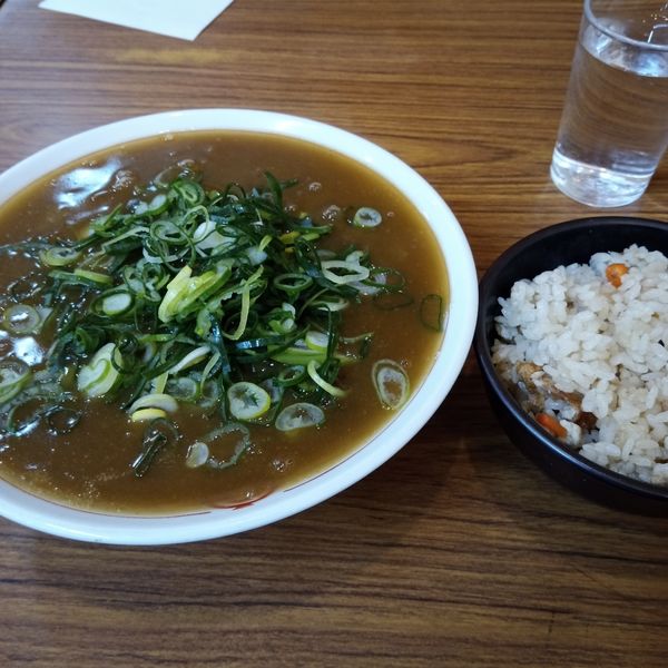 「カレー中華　かやくご飯セット」@京一 本店の写真