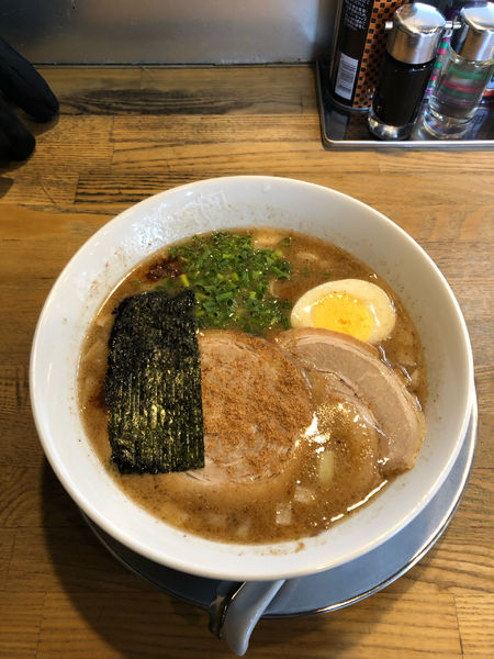「豚そば銀次郎 肉マシ　960円」@らあめん花月嵐 榎町店の写真