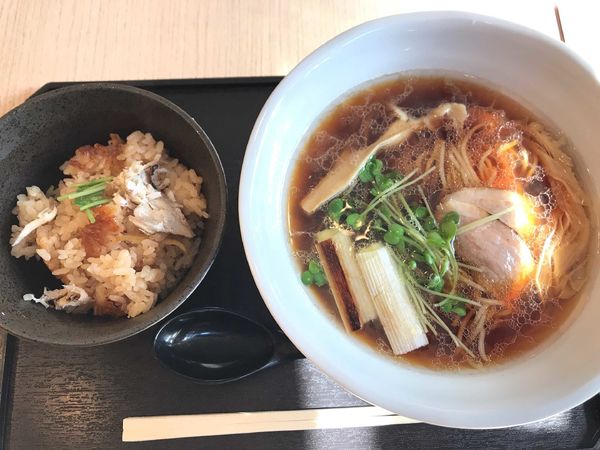 「鴨だしめん・鯛めし」@麺匠 えい蔵 いなせの写真