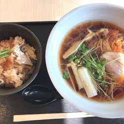 鴨だしめん・鯛めし