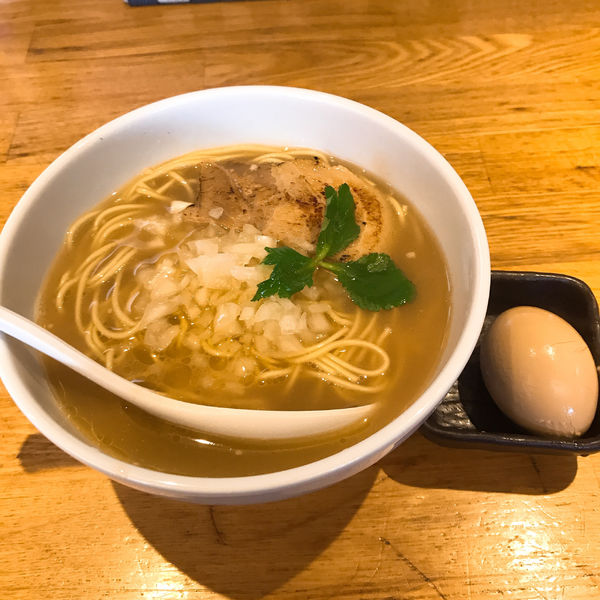 「煮干し中華そば　味玉」@煮干し中華そば三四郎の写真