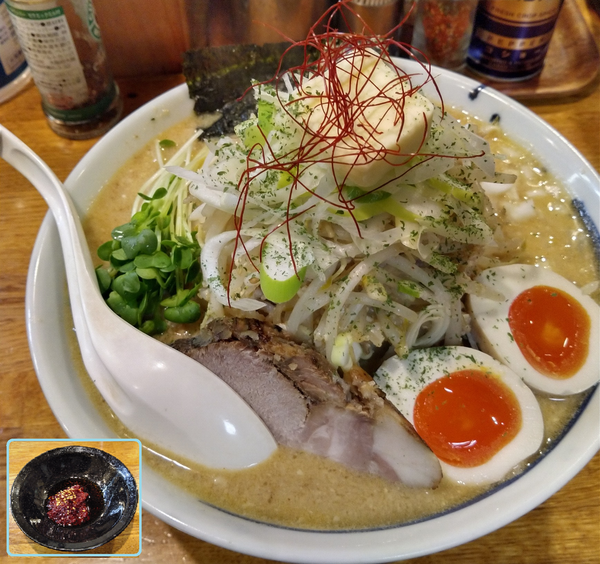 「【限定】清湯バター味噌　￥850」@麺屋 鶏口の写真