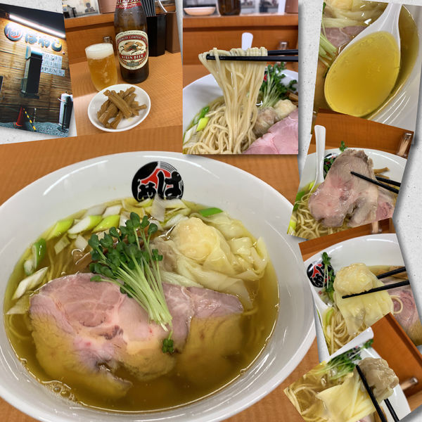 「塩ワンタンメン1080円」@らーめん はやしの写真