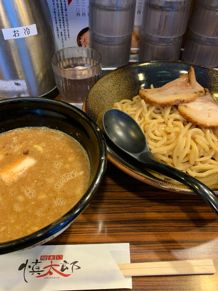 「濃厚豚骨魚介つけ麺　並」@麺食い 慎太郎の写真