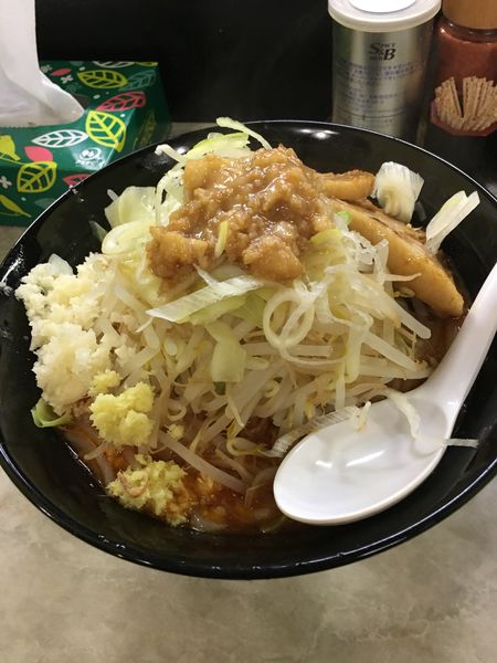 「みそラーメン一期一会　ニンニクアブラ」@自家製ラーメン麺屋ラッキーの写真
