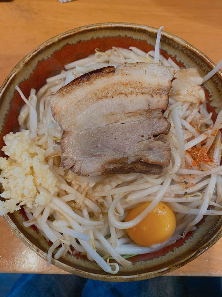 「まぜ郎　大盛り」@つけ麺 まぜ郎 ぎんや 砂田橋店の写真