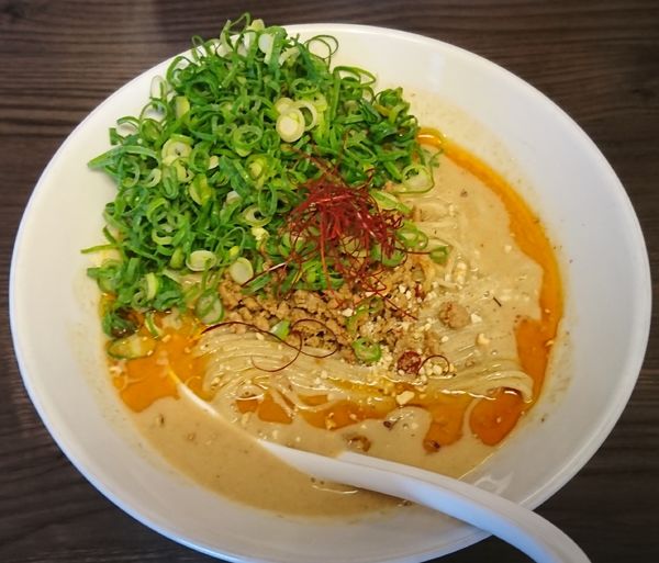 「まろーん担々麺￥880＋青ネギ増し￥110＝￥990」@花笑み中華そば かれんの写真