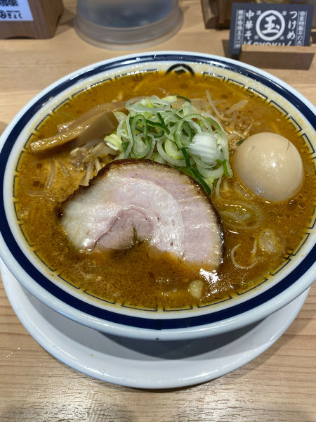 「濃厚味噌」@中華そば つけめん 玉 新宿店の写真