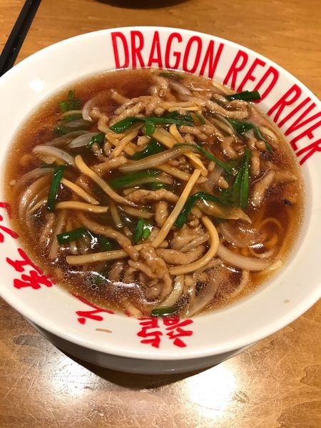 「肉ニラとろみ湯麺（９８０円）」@レッド ドラゴン 相模大野ステーションスクエア店の写真