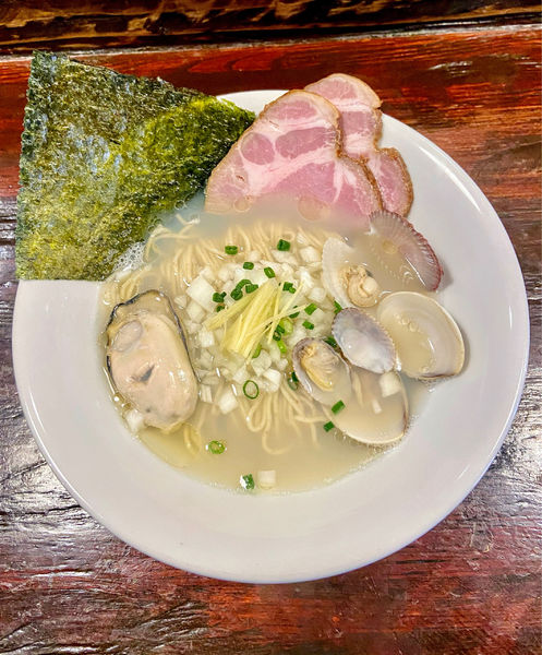 「特選ぬちまーす塩そば」@中華そば ひしおの写真