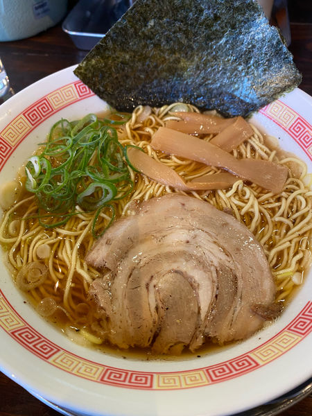 「中華らーめん➕替玉➕バリカタ」@めん屋 亀久の写真