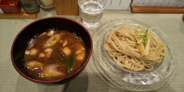 「鴨汁つけそば」@らーめん 鴨to葱の写真