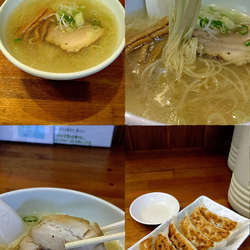 『あっさり塩+餃子6個(¥700+360)』