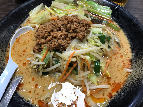 「野菜の坦々麺(味濃いめ)」@ラーメン 仙花の写真