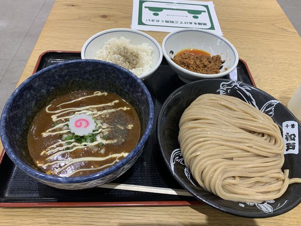 「濃厚カレーつけ麺追い飯セット」@松戸富田麺桜の写真