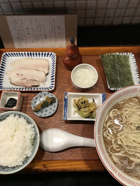 「鯖定食」@炭火焼濃厚中華そば 倫道の写真