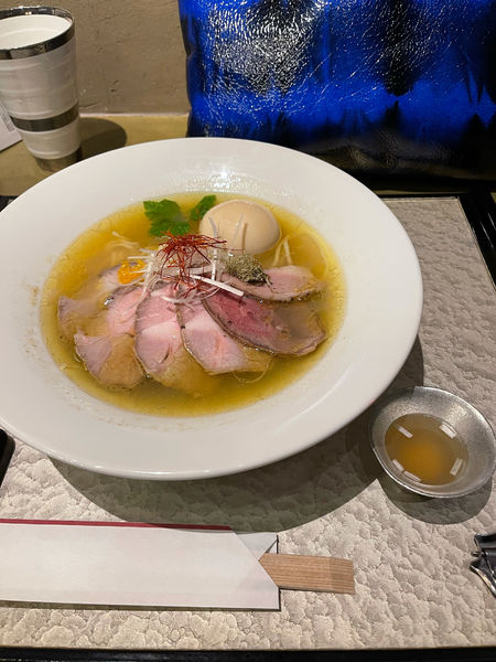 「特上ラーメン（1800円）」@江戸前つけ麺 銀座 魄瑛の写真