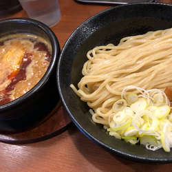 烈火つけ麺（大盛り、4辛）
