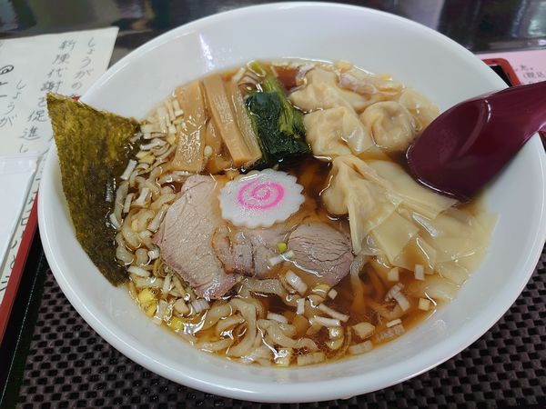 「ワンタン麺」@手打中華もめんの写真