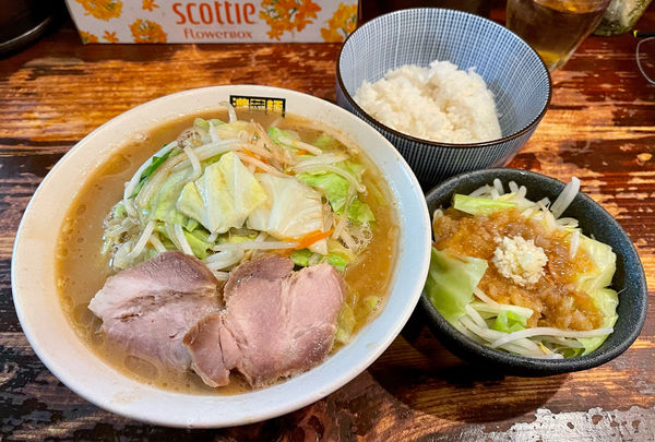 「濃菜麺＋ミニごはんセット（ジロベジ）」@濃菜麺 井の庄の写真