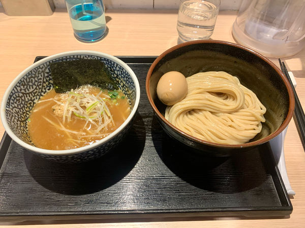 「濃厚魚介味玉つけ麺　普通　1050円」@麺屋 一燈の写真