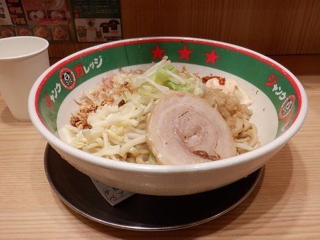 「まぜそば（玉子なし）並盛」@ジャンクガレッジ ふじみ野駅前店の写真