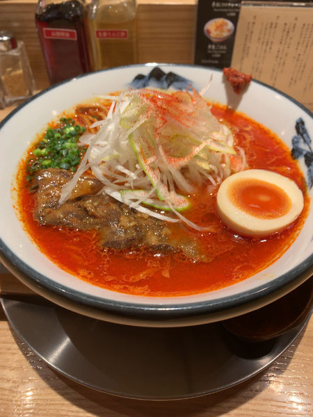 「辛紅らーめん(980)」@AFURI 辛紅 新宿サブナードの写真
